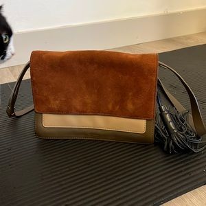 Allsaints leather crossbody bag